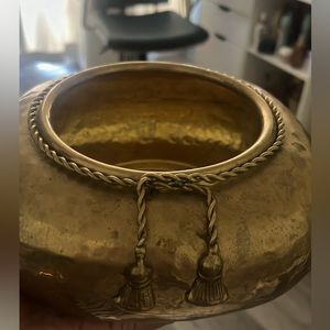 Design hand make antique gold color bowel from India home decor dining dishes